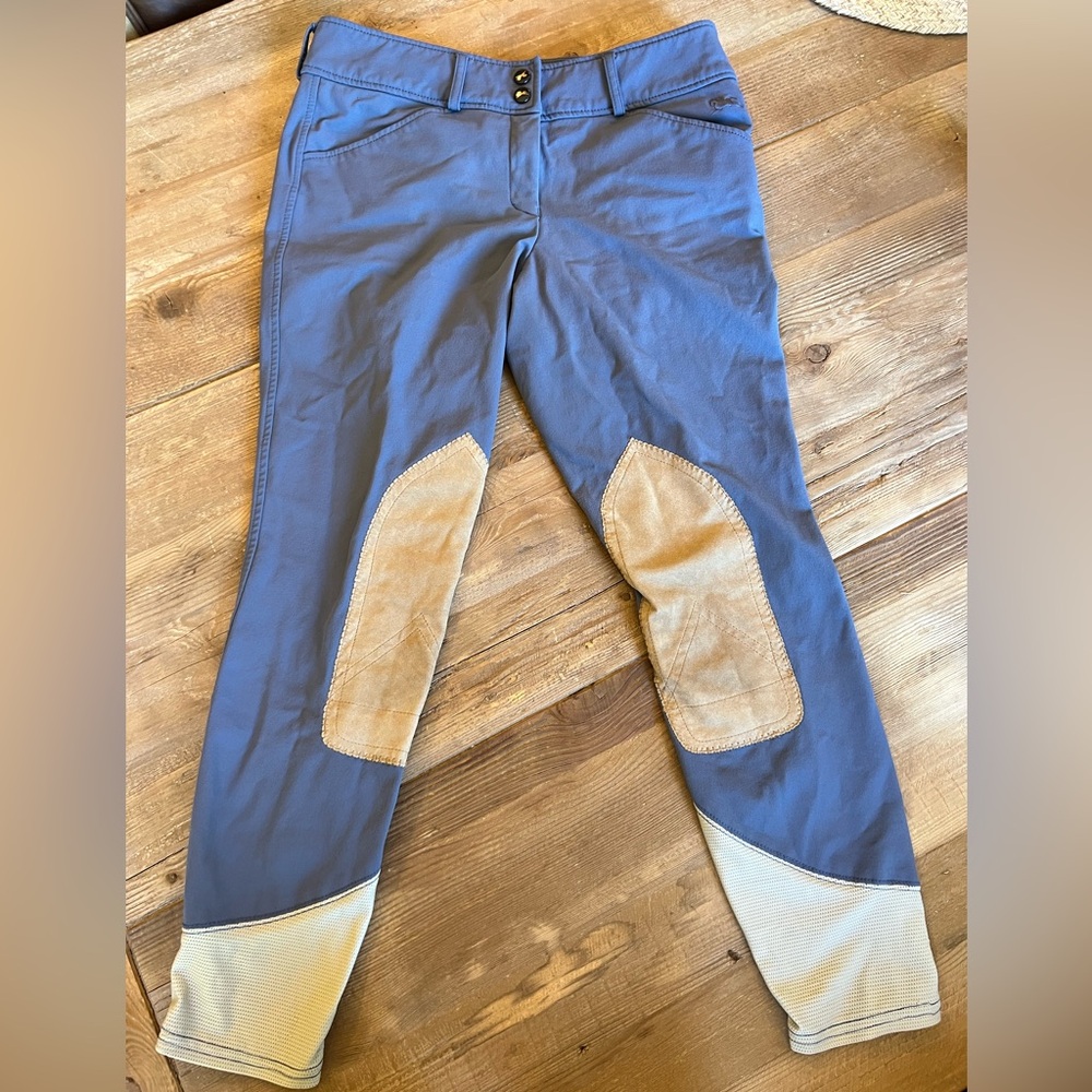 R.J. Classics Knee Patch Breech Blue